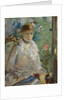 Young woman sitting in front of a window, called Summer, 1879 by Berthe Morisot