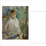 Young woman sitting in front of a window, called Summer, 1879 by Berthe Morisot