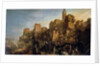 The capture of Jerusalem by Jacques de Molay in 1299, 1846 by Claude Jacquand