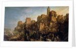 The capture of Jerusalem by Jacques de Molay in 1299, 1846 by Claude Jacquand