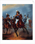 Nicholas I with his officers, 1835 by Franz Kruger