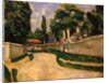 Houses Along a Road, c.1881 by Paul Cezanne