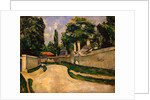 Houses Along a Road, c.1881 by Paul Cezanne