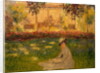 Woman in a Garden, 1876 by Claude Monet