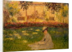 Woman in a Garden, 1876 by Claude Monet