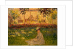Woman in a Garden, 1876 by Claude Monet