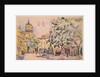 Square of the Hotel de Ville in Aix-en-Provence by Paul Signac