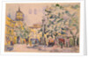 Square of the Hotel de Ville in Aix-en-Provence by Paul Signac