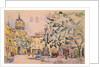 Square of the Hotel de Ville in Aix-en-Provence by Paul Signac