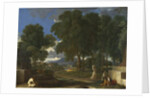 Landscape with a Man washing his Feet at a Fountain, 1648 by Nicolas Poussin