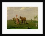 Ploughing in Spring, 1820s by Aleksei Gavrilovich Venetsianov