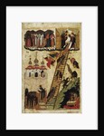 Heavenly ladder of St. John Climacus by School Russian
