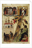 Heavenly ladder of St. John Climacus by School Russian