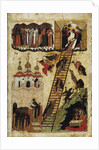 Heavenly ladder of St. John Climacus by School Russian