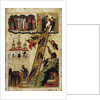 Heavenly ladder of St. John Climacus by School Russian