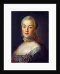 Portrait of Grand Duchess Catherine Alekseevna, future Empress Catherine II the Great, c.1760 by Alexei Petrovich Antropov