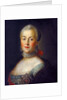 Portrait of Grand Duchess Catherine Alekseevna, future Empress Catherine II the Great, c.1760 by Alexei Petrovich Antropov