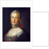 Portrait of Grand Duchess Catherine Alekseevna, future Empress Catherine II the Great, c.1760 by Alexei Petrovich Antropov