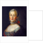 Portrait of Grand Duchess Catherine Alekseevna, future Empress Catherine II the Great, c.1760 by Alexei Petrovich Antropov