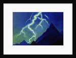 Call of the Heaven, Lightning, c.1935-36 by Nicholas Roerich