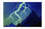 Call of the Heaven, Lightning, c.1935-36 by Nicholas Roerich