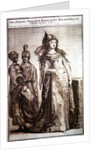 Kosem Sultan with servants, 1647 by Ottoman School