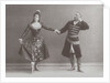 Julia and Felix Kschessinsky in the mazurka in the original Ivanov/Petipa 'Swan Lake', 1895 by Russian Photographer