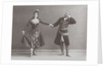 Julia and Felix Kschessinsky in the mazurka in the original Ivanov/Petipa 'Swan Lake', 1895 by Russian Photographer