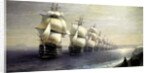 Parade of the Black Sea Fleet in 1849, 1886 by Ivan Konstantinovich Aivazovsky