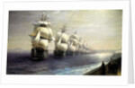 Parade of the Black Sea Fleet in 1849, 1886 by Ivan Konstantinovich Aivazovsky
