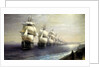 Parade of the Black Sea Fleet in 1849, 1886 by Ivan Konstantinovich Aivazovsky