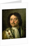 Portrait of Tsar Peter I the Great 1772 by Alexei Petrovich Antropov