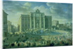 The Trevi Fountain in Rome, 1753-56 by Giovanni Paolo Pannini or Panini