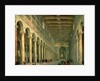 Interior of the Church of San Paolo Fuori le Mura, Rome, 1750 by Giovanni Paolo Pannini or Panini