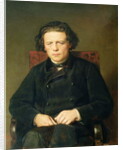 Portrait of Anton Rubinstein 1870 by Vasili Grigorevich Perov