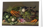 Basket of Vegetables and Radishes, 1995 by Amelia Kleiser