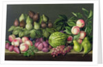 Figs, melon and gooseberries, 1998 by Amelia Kleiser