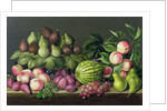Figs, melon and gooseberries, 1998 by Amelia Kleiser