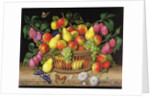 Apples, pears. grapes and plums, 1999 by Amelia Kleiser