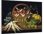 Basket of mushrooms, 1997 by Amelia Kleiser