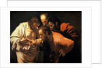 The Incredulity of St. Thomas, 1602-03 by Michelangelo Merisi da Caravaggio