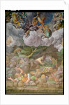 Olympus and Zeus Destroying the Rebellious Giants by Giulio Romano