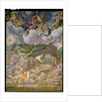 Olympus and Zeus Destroying the Rebellious Giants by Giulio Romano