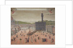 Savonarola Being Burnt at the Stake, Piazza della Signoria, Florence by Italian School