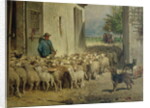Return to the Sheepfold, 1860 by Albert Heinrich Brendel
