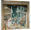 The Destruction of the House of Job and the Theft of his Herd by the Sabians, 1356-67 by also Manfredi de Battilori Bartolo di Fredi