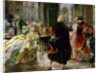 The Cafe Florian in the 18th Century, 1914 by Alessandro Milesi