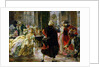 The Cafe Florian in the 18th Century, 1914 by Alessandro Milesi