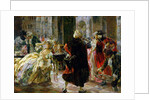 The Cafe Florian in the 18th Century, 1914 by Alessandro Milesi