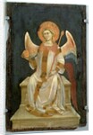 Angel Seated on a Throne, the Orb in one hand, the Sceptre in the other, c.1348-54 by Ridolfo di Arpo Guariento